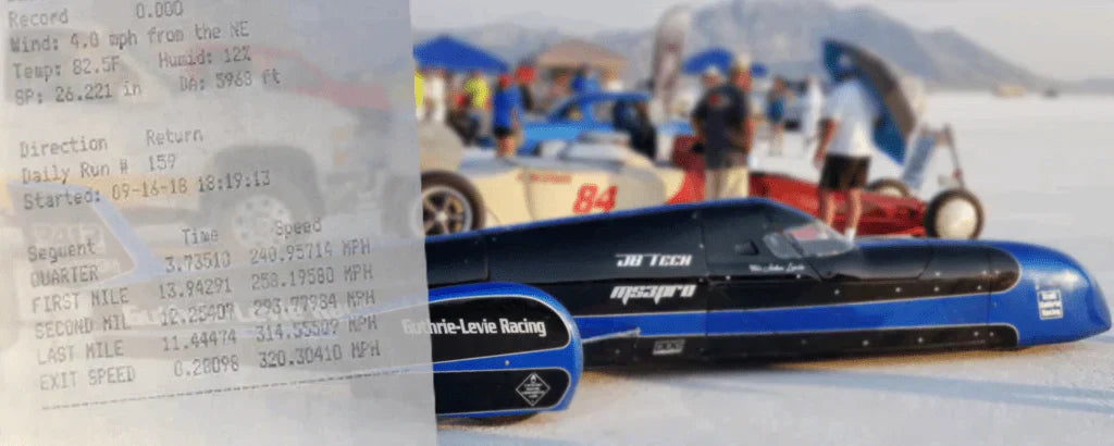 Guthrie-Levie Racing: Sets 320 MPH World Record