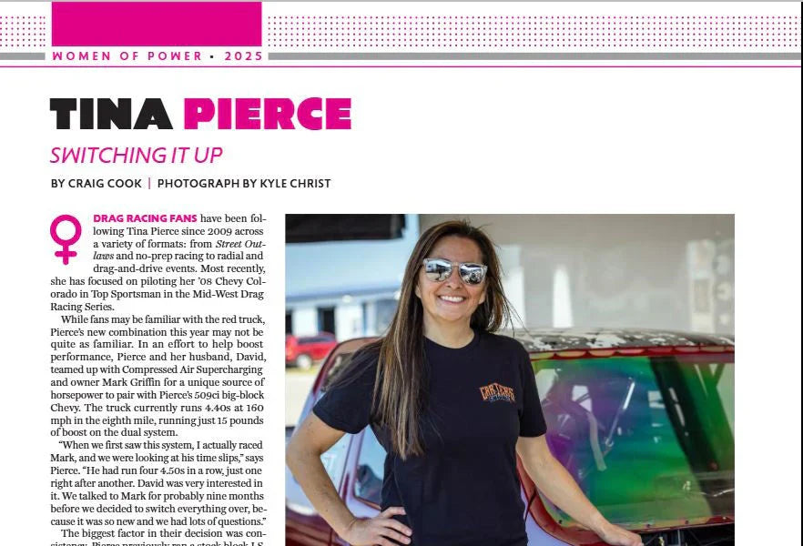 Tina Pierce: Featured in Drag Illustrated Women of Power 2025