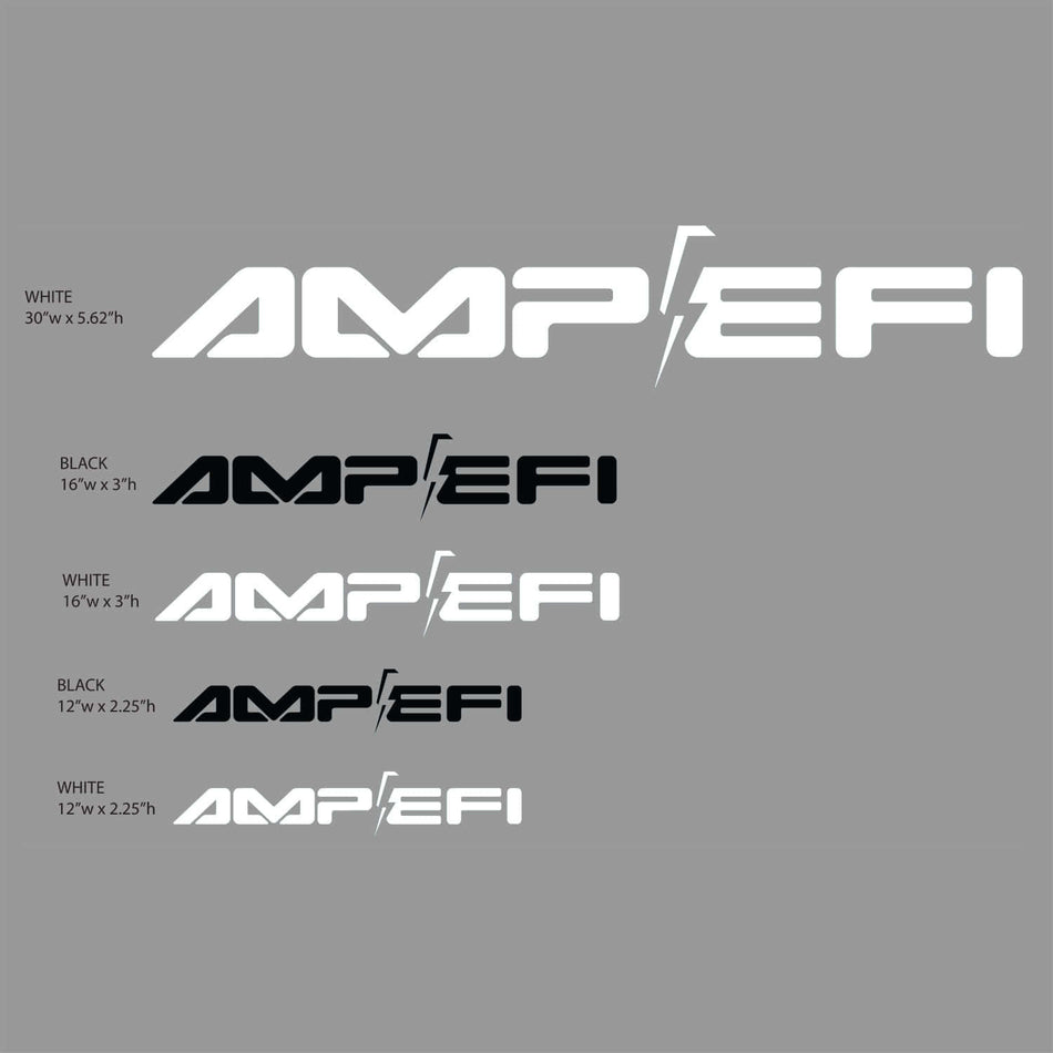AMP EFI Vinyl Logo Decal